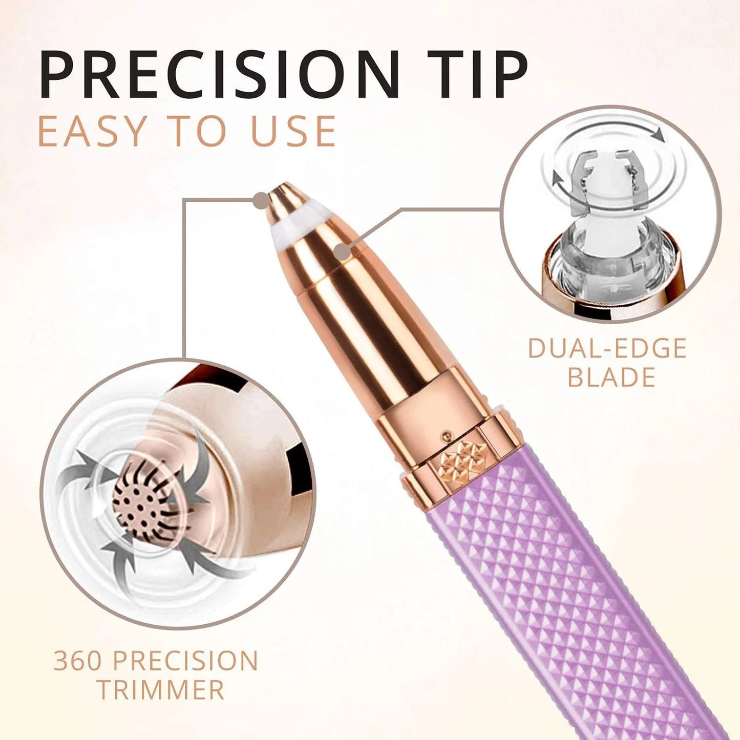 2-in-1 Eyebrow Trimmer for Women