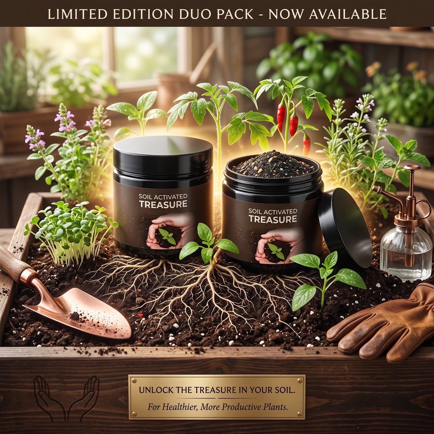 Soil Activated Treasure – Premium Soil Activator (Pack of 2)