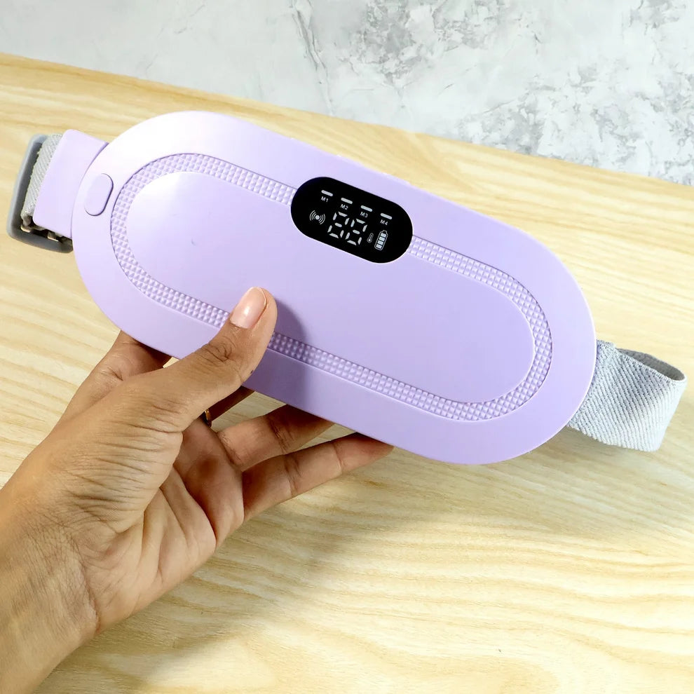 Menstrual Cramp Relief Belt with Heat & Vibration