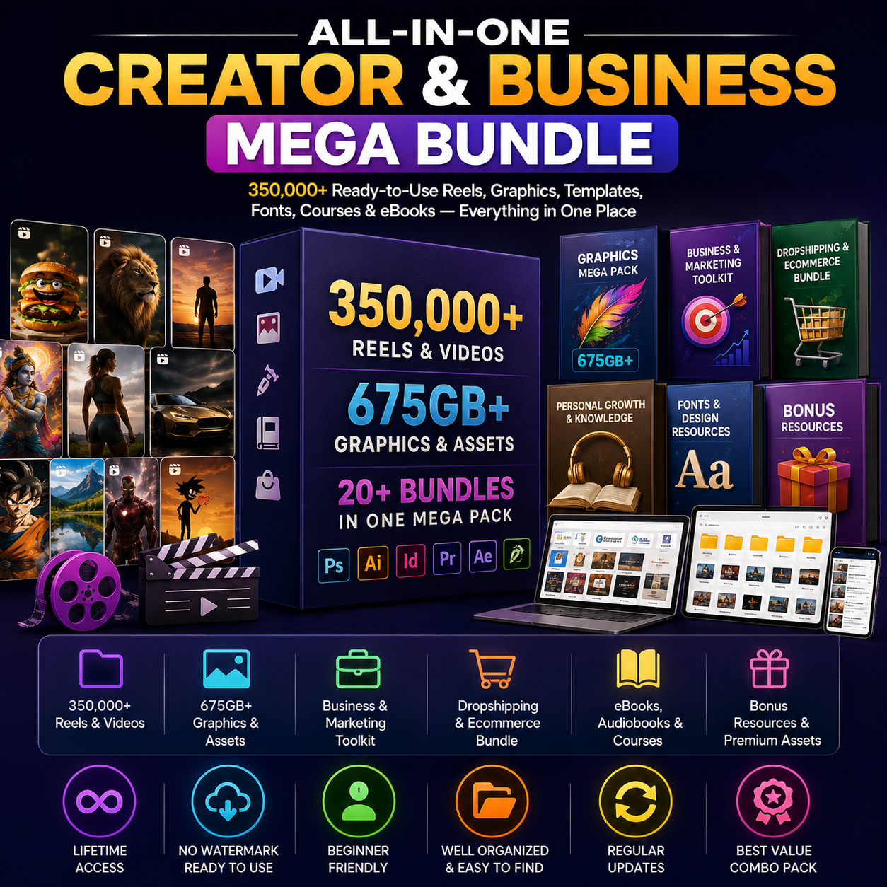 ALL-IN-ONE CREATOR & BUSINESS MEGA BUNDLE