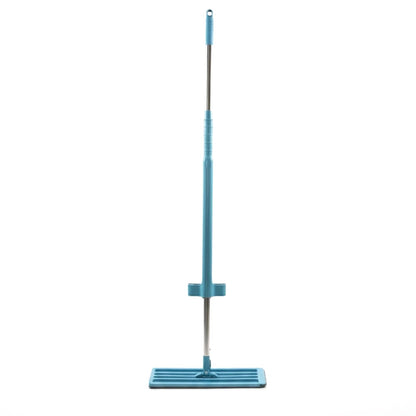 360° Rotating Flat Floor Mop with Self-Wringing Microfiber Cleaning Pad